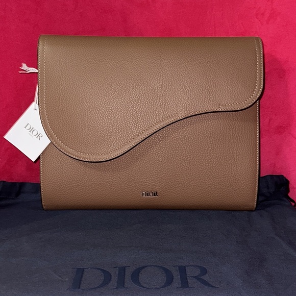 Christian Dior saddle agenda notebook iPad portfolio case - Picture 16 of 16